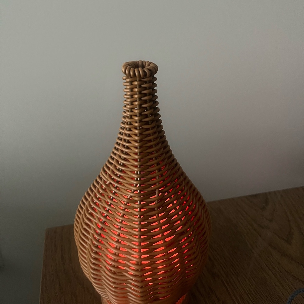 Natural Wicker Diffuser with Light - - Picture 12 of 12